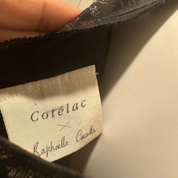 COTÉLAC Raphaille Cavalli Metallic mini dress. - Picture 6 of 8